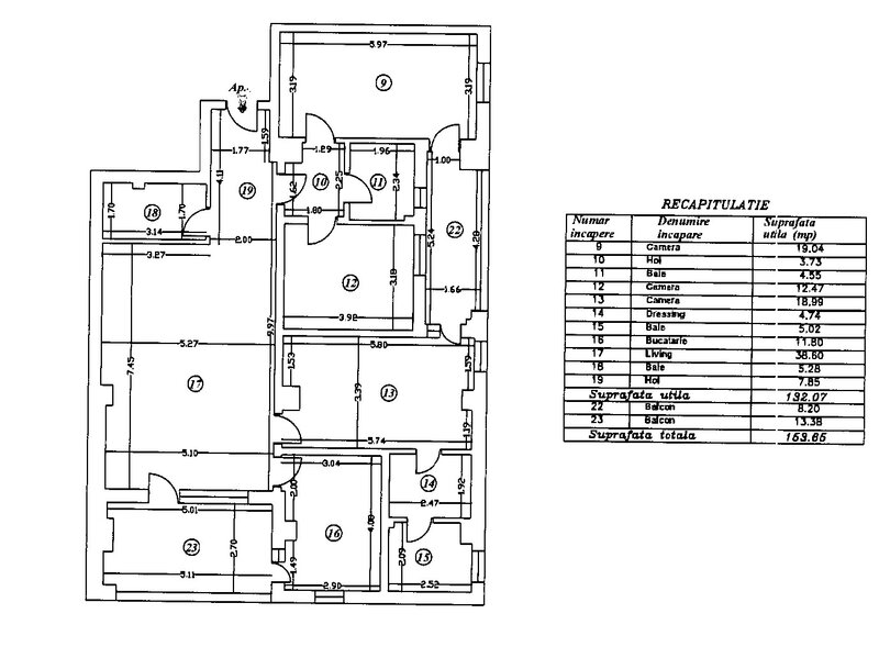Aviatiei, apartament superb cu 4 camere, 153 mp